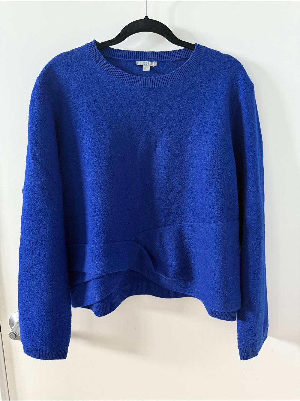 COS Women's Crewneck Sweater in Royal Blue